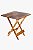 JOGO DE MESA DOBRÁVEL DE MADEIRA 70x70cm COM 4 CADEIRAS DOBRÁVEIS - Imagem 9