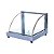 ESTUFA VITRINE FRIA C/ 2 GELO X VIDRO CURVO - SUPRITECS - REF. 571 - Imagem 1
