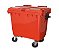 CONTENTOR DE LIXO COM RODIZIO 660 LITROS - JSN - Imagem 3
