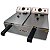 FRITADEIRA ELÉTRICA 2 CUBAS DE 5 LITROS INOX - SKYMSEN - FED-20-N - Imagem 1