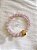 Pulseira Hamsá Quartzo Rosa - Imagem 1