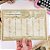 Planner Semanal de Mesa Mapa Mundi Vintage - Imagem 1
