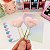 KIT com 4 Clips Coração em Pelúcia - Imagem 1