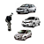 Terminal direção lado ESQUERDO RENAULT Clio/ Kangoo/ Megane/ Scenic/ Symbol/ Twingo - Imagem 1