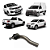 Terminal direção lado DIREITO FIAT Fiorino/ Palio/ Siena/ Strada/ Strada Adventure Locker/ Uno - Imagem 1