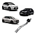 Terminal direção lado ESQUERDO CITROEN C3/ DS3 - PEUGEOT 208 - Imagem 1