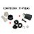 Kit reparo pontas cabos engate e seleção Agile, Astra, Corsa classic, Celta, Montana, Prisma, Vectra, Zafira. - Imagem 2