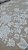 Tule bordado com pedraria floral branco - Imagem 2