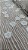 Tule bordado com pedraria off white - Imagem 2
