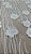 Tule bordado com pedraria off white - Imagem 1