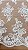Tecido renda tule bordado sem pedraria off white _ 1,30cm larg. - Imagem 2
