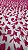 Tule bordado 3D  borboleta pink -1,30 cm -larg. - Imagem 1