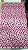 Tule bordado 3D  borboleta pink -1,30 cm -larg. - Imagem 3