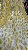 Tule bordado 3D floral amarelo-1,30 cm -larg. - Imagem 2