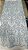 Tule bordado arabescos sem pedrarias azul larg:  130 cm - Imagem 3