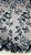 Tule renda bordado floral bicolor  pedrarias azul noite com  Tiffany larg:  130 cm - Imagem 1