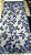 Tule renda bordado floral bicolor sem pedrarias azul  larg:  130 cm - Imagem 3