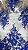 Tule ilusion renda bordado floralsem pedrarias azul royal  larg:  130 cm - Imagem 2