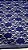 renda bordado floral sem pedrarias azul royal  larg:  130 cm - Imagem 1