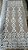 Tule tela bordado arabescos,branco largura 140 cm 100% Poliamida. - Imagem 1