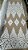 Tule  bordado fio soutache,cor off,largura 140 cm 100% Poliamida. - Imagem 1