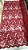 Tule bordado com pérolas,vermelho 130 cm composição 100% Poliamida. - Imagem 2