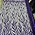 Tule Bordado com Glitter e Paetês Roxo - Imagem 3
