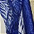 Tule Bordado com Glitter e Paetês Azul Royal - Imagem 5