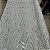 Tule Bordado com Glitter e Paetês Branco - Imagem 3