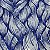 Tule Bordado Diamante Quebrado Azul Royal - Imagem 2