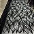 Tule Bordado Diamante Quebrado Preto - Imagem 1