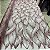 Tule Bordado Diamante Quebrado Rose - Imagem 1