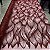 Tule Bordado Diamante Quebrado Vermelho - Imagem 1