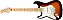 Guitarra Fender Player Stratocaster LH MN PWT 3TS - Imagem 2