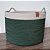 Cesto 35cm x 25cm | Corda Náutica Verde e Areia - Imagem 2