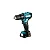 PARAFUSADEIRA E FURADEIRA IMPACTO BAT 12V 10MM 3-8 HP333DWYE MAKITA - Imagem 1