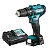 PARAFUSADEIRA E FURADEIRA IMPACTO BAT 12V 1.5AH HP333DWYX3 MAKITA - Imagem 1