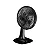 VENTILADOR TURBO MESA OSC 30CM PRETO 6 PAS CINZA 127V VENTISOL - Imagem 1