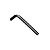 CHAVE ALLEN 1,5MM 42 GEDORE - Imagem 1