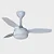 VENTILADOR TETO LEGACY 3 PAS BR/PIN C/ CONTROLE BIVOLT E-27 VENTISOL - Imagem 1