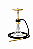 Narguilé Completo Miid Premium – Dourado - Imagem 1