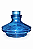 Base para Narguilé Vaso Aladin – Blue Glass Edition - Imagem 1