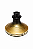Vaso Aladin Premium - Black & Gold Galaxy - Imagem 1