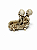 Cinzeiro Decorativo Esqueletos na Banheira – Linha Skull Fun & Chill - Imagem 3