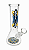 Bong de Vidro Hippie Bong – Beaker Transparente - Imagem 1
