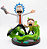 Rick and Morty 3D Decorativo - Imagem 2