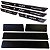 Kit jogo de Soleiras de porta  Peugeot 208 protetor preto - Imagem 2