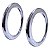 Aplique CROMADO Farol Milha VW Polo 2002  até 2006 Grade Moldura - Imagem 4