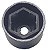 kit Com 20 capa Parafuso Roda VW Amarok sextavado 19mm - Imagem 4