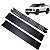 Kit jogo de Soleiras de porta preto premium Montana - Imagem 1